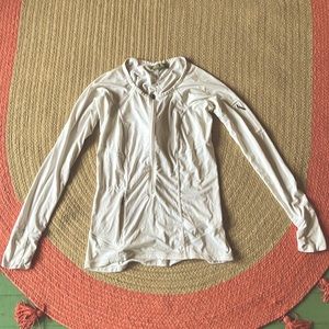 Athleta Ruched Zip-Up